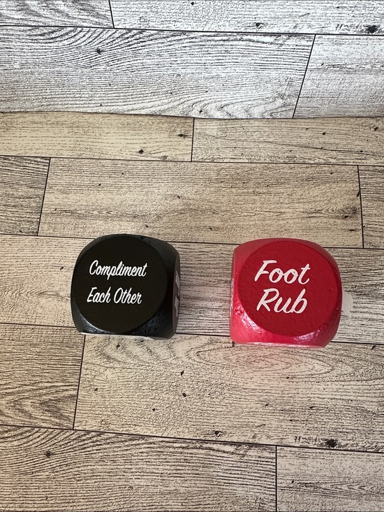 Other - Pair of Decorative Dice Couple Blocks for easy decision making date night